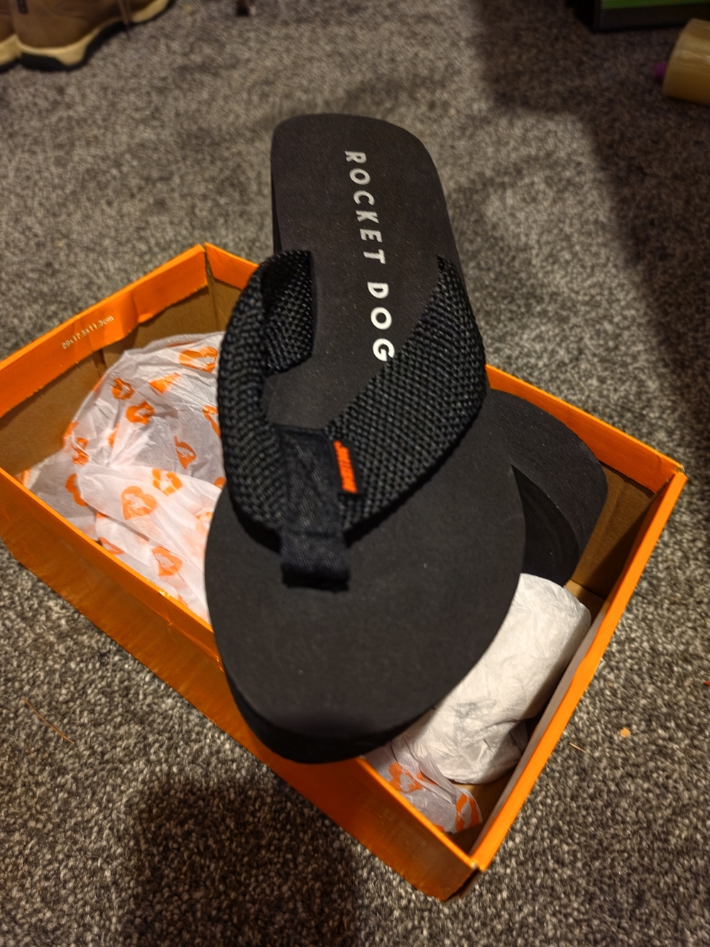 Rocket Dog Crush Black Webbing Sandals US 10 NWT